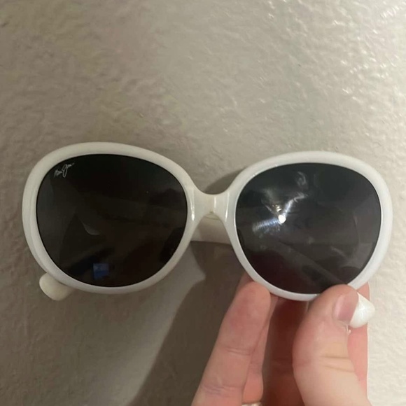 Maui Jim Nahiku Mj 436 05 White Pearl Frame Polarized Lens